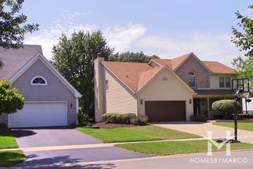 Winding Creek subdivision in Naperville, IL