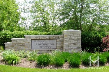 Carrington Reserve subdivision in West Dundee, IL