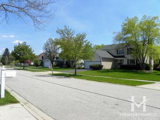 Fieldcrest Farms subdivision in Algonquin, IL