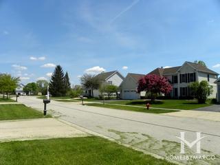 Fieldcrest Farms subdivision in Algonquin, IL