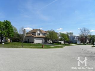 Fieldcrest Farms subdivision in Algonquin, IL