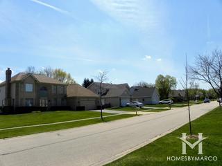 Fieldcrest Farms subdivision in Algonquin, IL