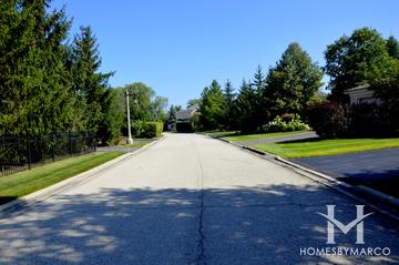 Park Lane subdivision in Lake Forest, IL