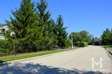 Park Lane subdivision in Lake Forest, IL