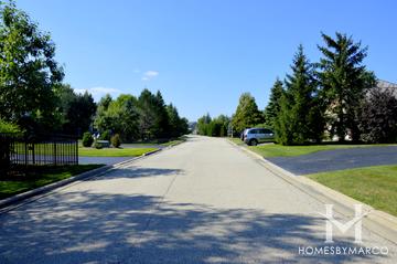 Park Lane subdivision in Lake Forest, IL