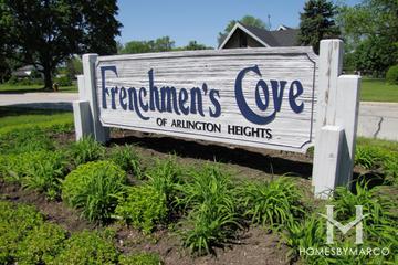 Frenchmans Cove subdivision in Arlington Heights, IL