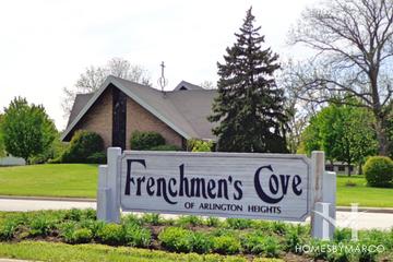 Frenchmans Cove subdivision in Arlington Heights, IL