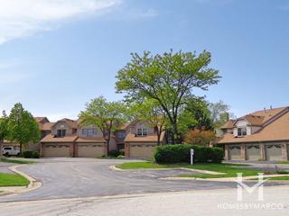 Frenchmans Cove subdivision in Arlington Heights, IL