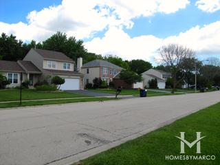 Chasewood subdivision in Lake Zurich, IL