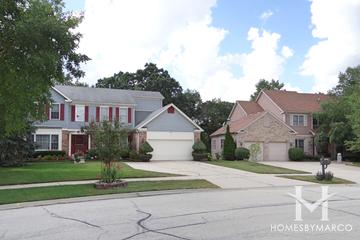 Indian Creek subdivision in Buffalo Grove, IL