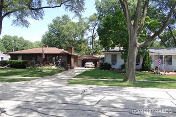 Old Buffalo Grove subdivision in Buffalo Grove, IL