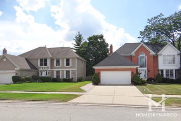 Roslyn Woods subdivision in Buffalo Grove, IL