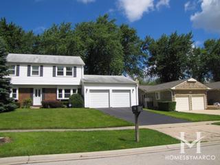 Strathmore Lake subdivision in Buffalo Grove, IL