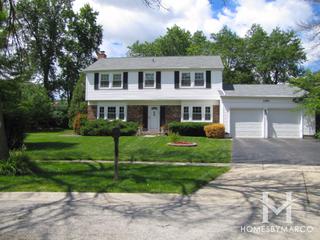 Strathmore Lake subdivision in Buffalo Grove, IL