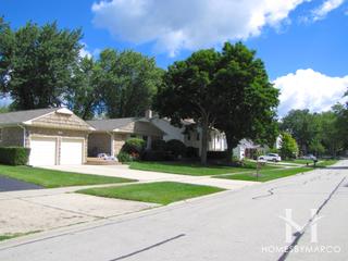Strathmore Lake subdivision in Buffalo Grove, IL