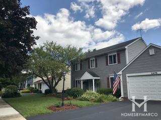 Butterfield Estates subdivision in Aurora, IL