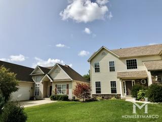 Old Eola Estates subdivision in Aurora, IL