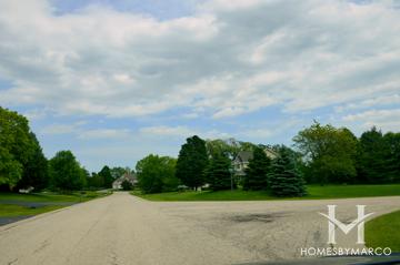 Legend Knolls subdivision in Hawthorn Woods, IL