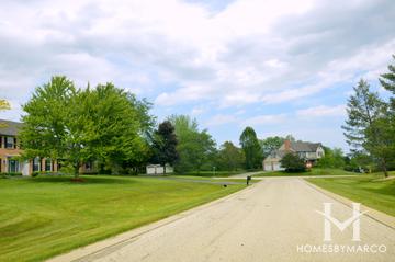Legend Knolls subdivision in Hawthorn Woods, IL