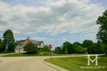 Legend Knolls subdivision in Hawthorn Woods, IL