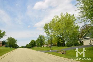 Legend Knolls subdivision in Hawthorn Woods, IL