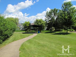 Wooded Glen subdivision in Grayslake, IL