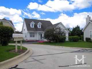 Courts of Indian Creek subdivision in Indian Creek, IL