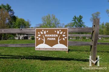 Oak Terrace subdivision in Mundelein, IL