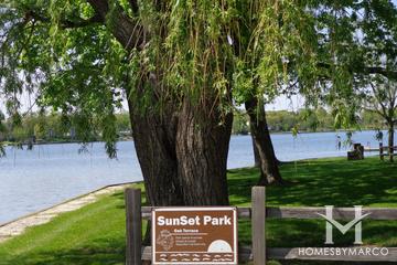 Oak Terrace subdivision in Mundelein, IL