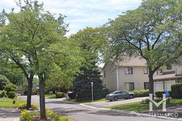 Cunningham Courts subdivision in Palatine, IL