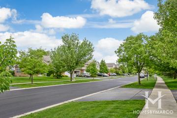 Riverbrook West subdivision in Naperville, IL