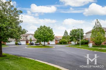 Riverbrook West subdivision in Naperville, IL