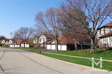 Deerpath Manor subdivision in Palatine, IL