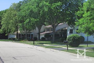 Greenfields subdivision in Cary, IL