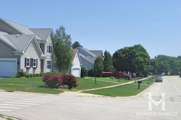 Greenfields subdivision in Cary, IL