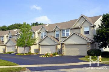Maplewood Court subdivision in Grayslake, IL