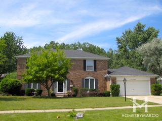 Peregrine Lake Estates subdivision in Palatine, IL