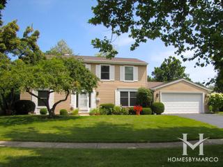 Peregrine Lake Estates subdivision in Palatine, IL