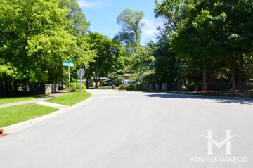 Pleasant Hill subdivision in Palatine, IL