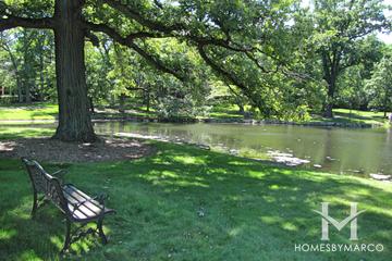 Tangley Oaks subdivision in Lake Bluff, IL