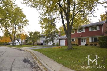 Deerfield Park subdivision in Deerfield, IL
