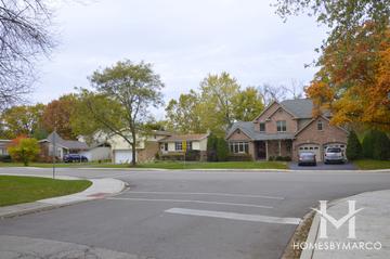 Deerfield Park subdivision in Deerfield, IL