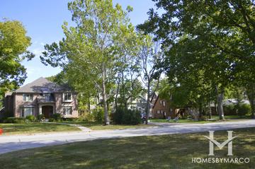 Woodland Park subdivision in Deerfield, IL