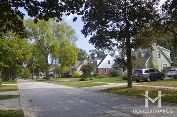 Poet's Corner subdivision in Deerfield, IL