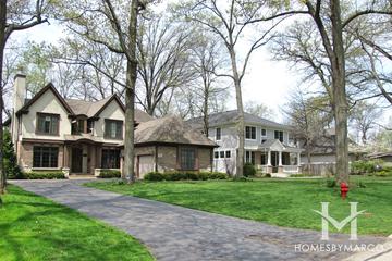 Highlands subdivision in Highland Park, IL