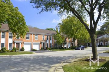 Colonnades subdivision in Northbrook, IL