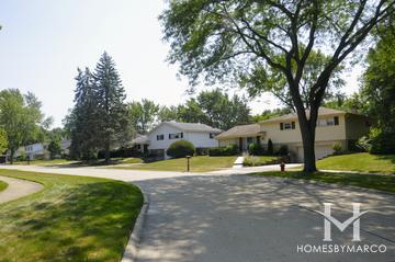Heathercrest subdivision in Northbrook, IL