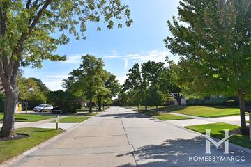 Sutton Point subdivision in Northbrook, IL