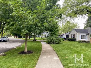 Sycamore Lane subdivision in Northbrook, IL