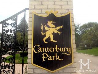 Canterbury Park subdivision in Glenview, IL